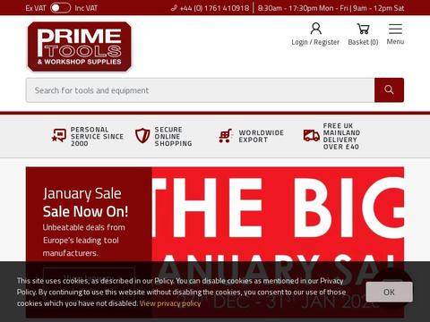 Primetools.Co.Uk Coupons and Promo Code