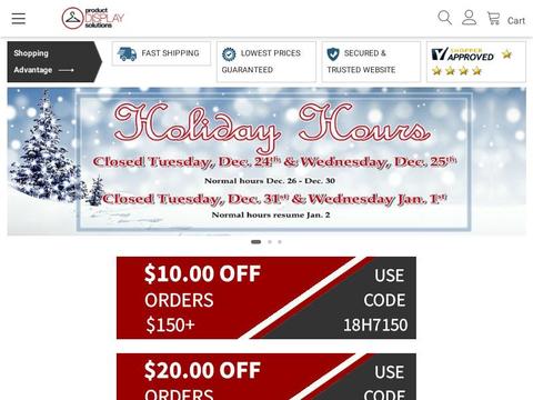 Product Display Solutions Coupons and Promo Code