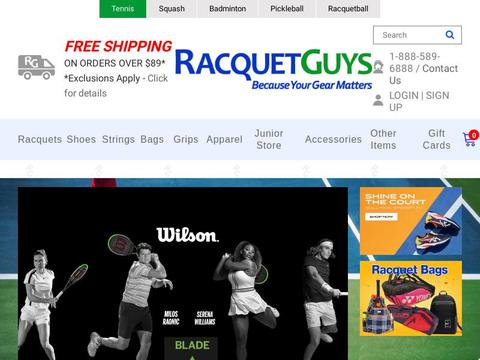 RacquetGuys Coupons and Promo Code
