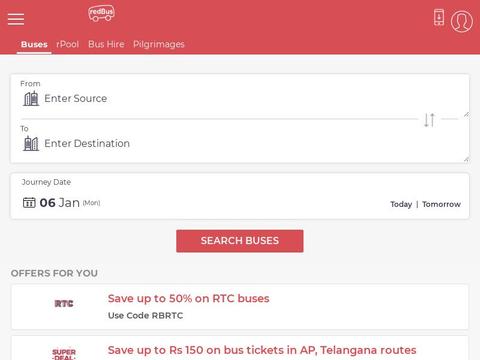 Redbus.In Coupons and Promo Code