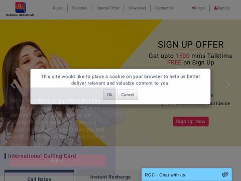 Relianceglobalcall.Com Coupons and Promo Code