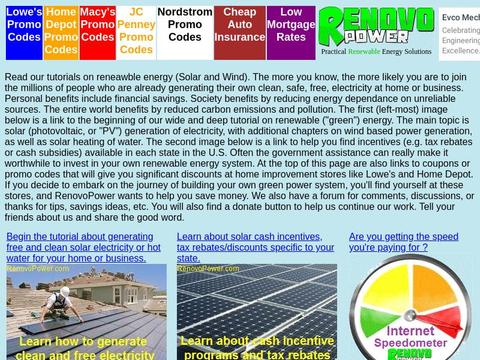 Renovo Power Coupons and Promo Code