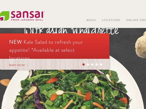 Sansai Coupons and Promo Code