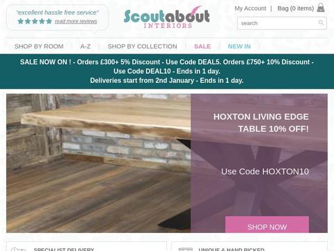 Scoutaboutinteriors.Co.Uk Coupons and Promo Code