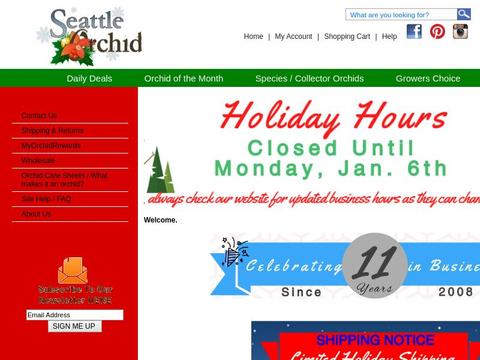 Seattle Orchid Coupons and Promo Code