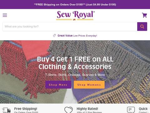 Sew Royal Us Coupons and Promo Code