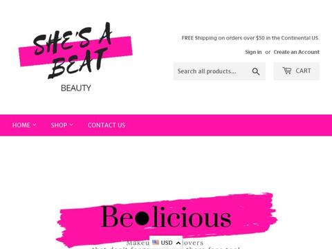 She's A Beat Beauty Coupons and Promo Code