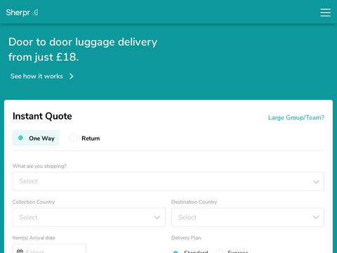 Sherpr.Co.Uk Coupons and Promo Code