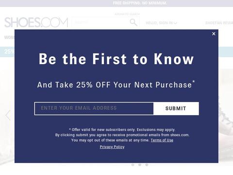 Shoes.com Coupons and Promo Code