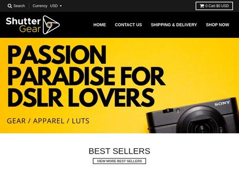 Shutter Gear Coupons Shutter Gear Coupons and Promo Code