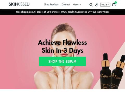 Skinkissed.Co Coupons and Promo Code