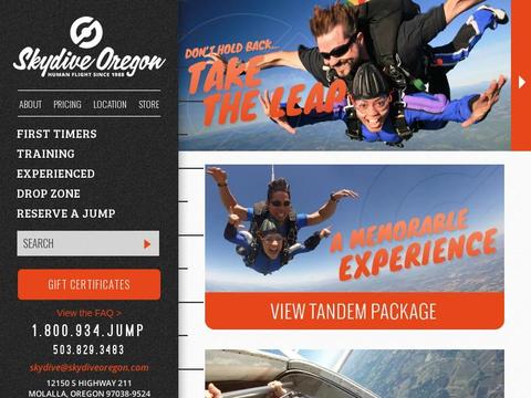 Skydive Oregon Coupons and Promo Code