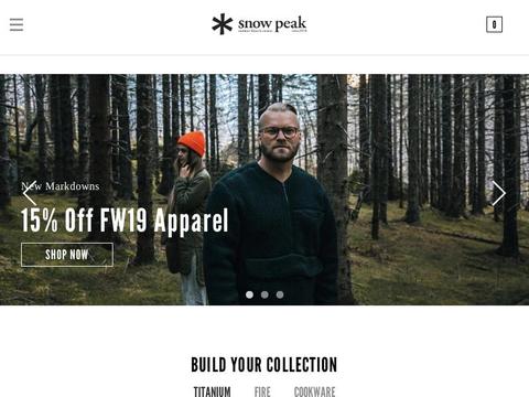 Snowpeak.Com Coupons and Promo Code