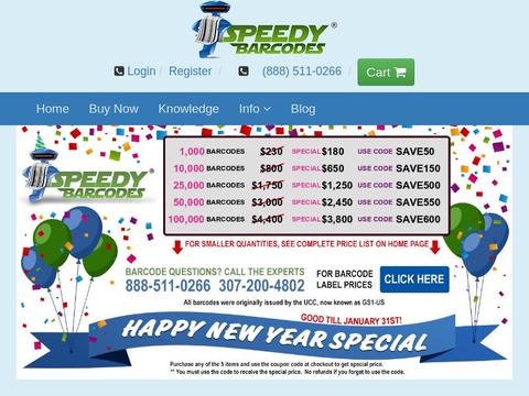 Speedy Barcodes Coupons and Promo Code