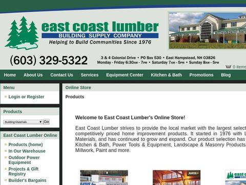 Store.Eastcoastlumber.Net Coupons and Promo Code