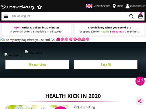 Superdrug Coupons and Promo Code