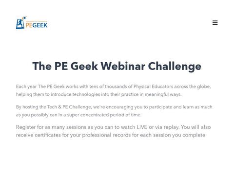 The Pe Geek Webinar Challenge Coupons and Promo Code