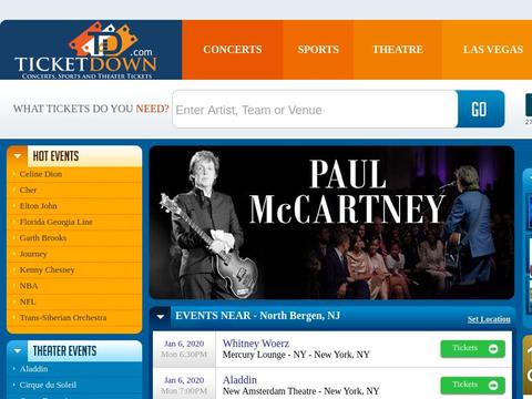 Ticketdown.Com Coupons and Promo Code