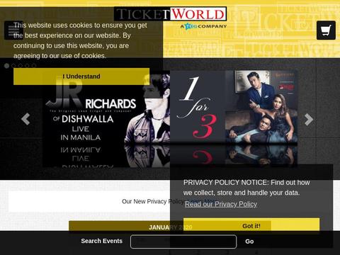 Ticketworld.Com.Ph Coupons and Promo Code