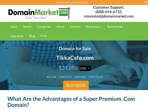 Tikkacafe.Com Coupons and Promo Code