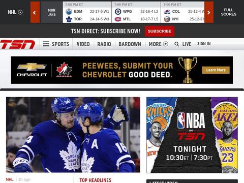 Tsn.Ca Coupons and Promo Code