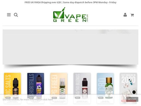 Vapegreen.Co.Uk Coupons and Promo Code