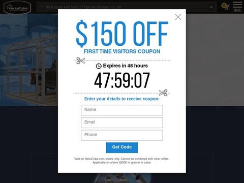 Versatube.Com Coupons and Promo Code
