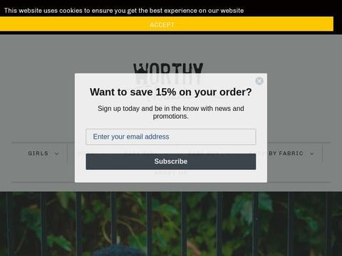 Worthy-Threads.Com Coupons and Promo Code
